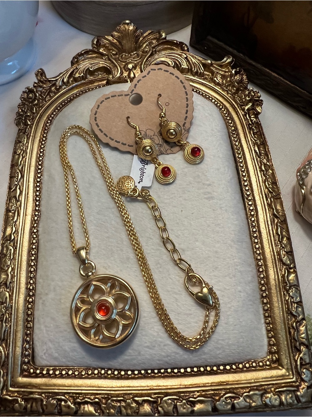 Brighton Ferrara Venetian Gems Necklace and Earrings
